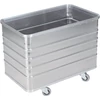 Kép 2/2 - Alumínium doboz-kocsi, struktuált, SzxMéxM: 605x730x732 mm, kocsi tetővel és zárral, karc-álló