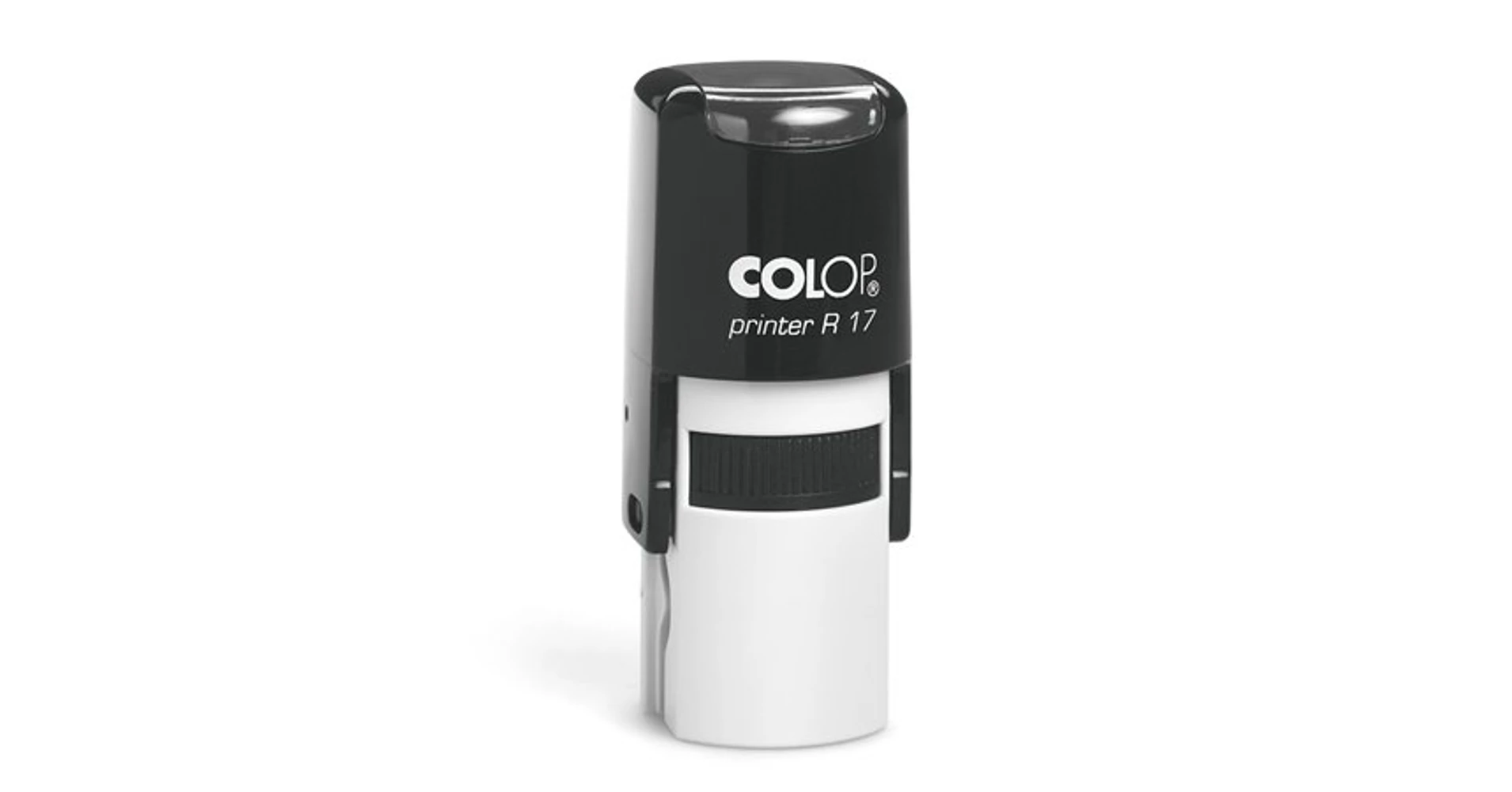Bélyegző, kör, COLOP Printer R 17 , fekete párna | Basic-online.hu