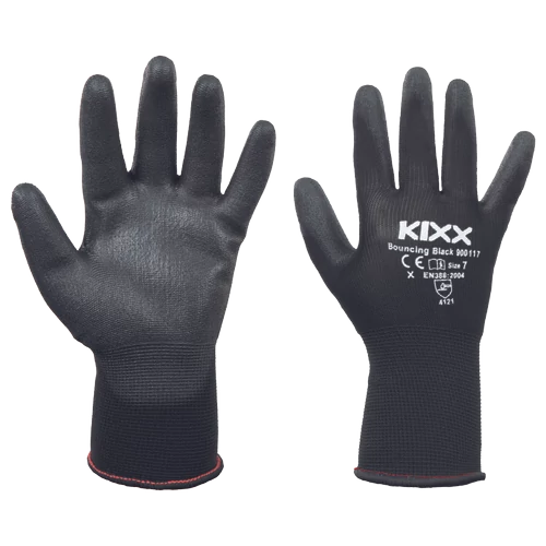 BOUNCING BLACK kesztyű nylon  PU - 10