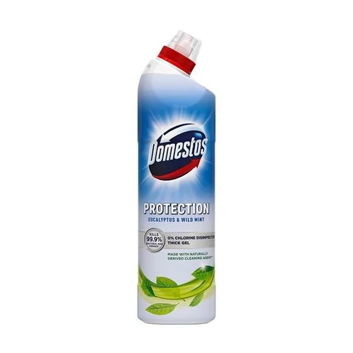 Általános fertőtlenítőszer, klórmentes, 0,7 l, DOMESTOS "Protection", eukaliptusz-vadmenta