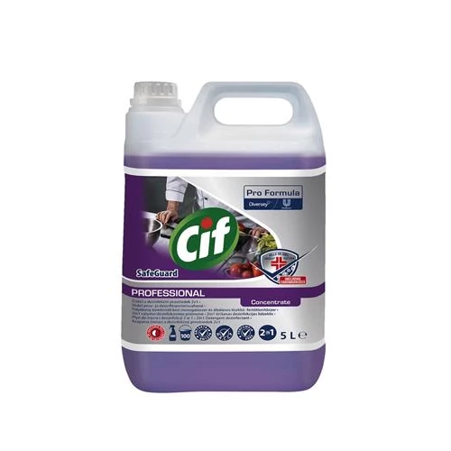 Kombinált tisztító- és fertőtlenítőszer, 5 l, CIF "Pro Formula Safeguard"