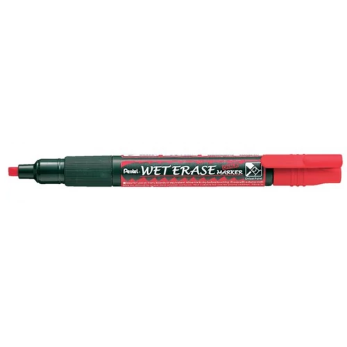 Krétamarker, 2-4 mm, megfordítható hegy, PENTEL "SMW26", piros