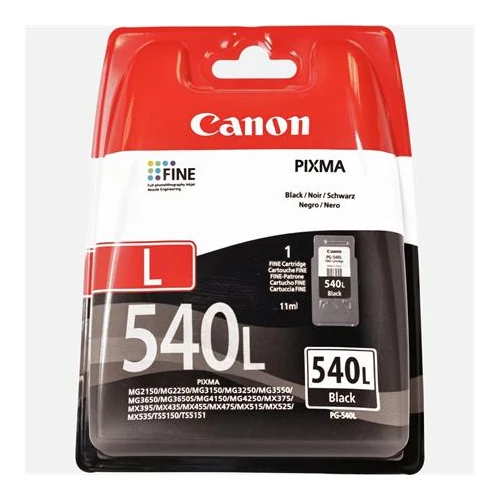 PG-540L Tintapatron Pixma MG2150, 3150 nyomtatókhoz, CANON, fekete, 300 oldal