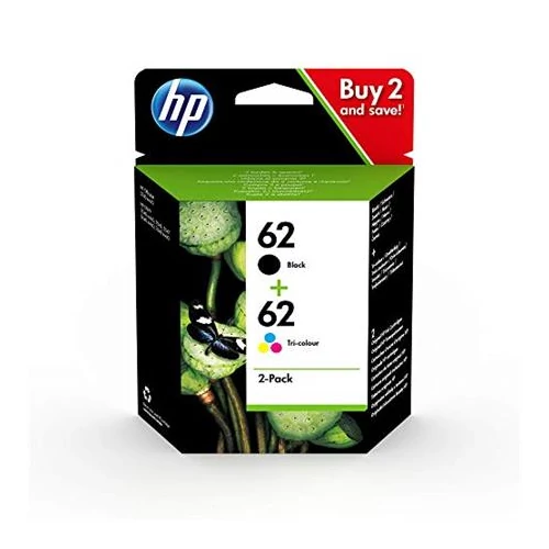 N9J71AE Tintapatron multipack ENVY 5640, 7640, 5740 nyomtatókhoz, HP 62 fekete+színes, 4+4,5 ml