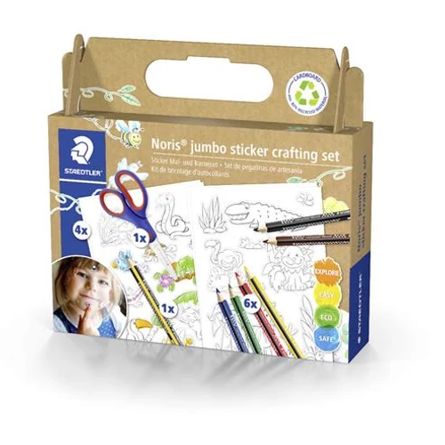Matricás kreatív készlet, STAEDTLER "Noris® jumbo 61 C3"