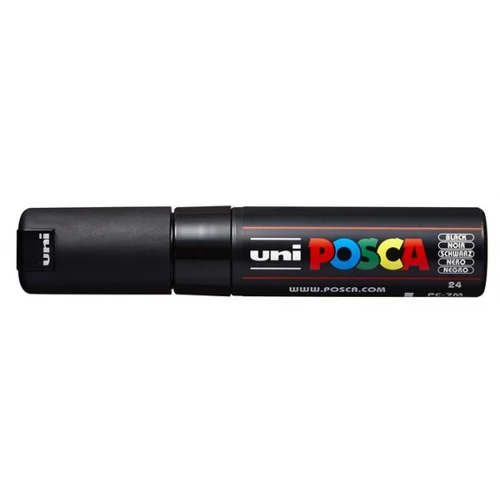 Dekormarker, 4,5-5,5 mm, UNI "Posca PC-7M", fekete