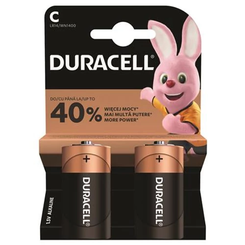 Elem, C baby, 2 db, DURACELL "Basic"