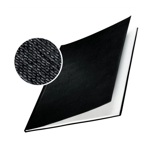 Könyvkötőborító, 10,5 mm, 71-105 lap, A4, LEITZ "ImpressBind", fekete