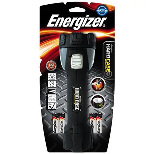 Elemlámpa, LED, 4xAA, strapabíró, ENERGIZER "Hardcase Pro", szürke-fekete