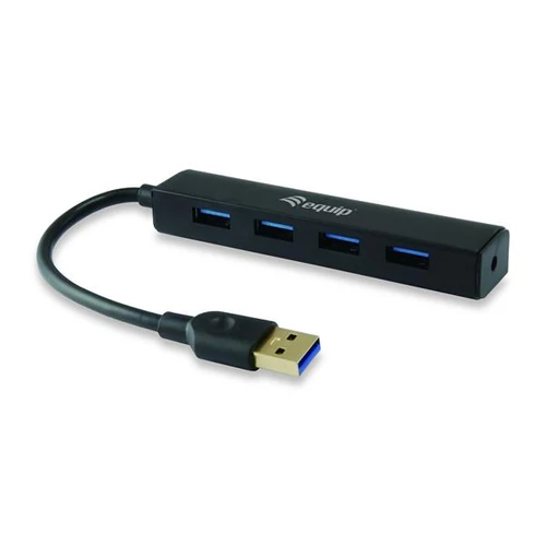 USB elosztó-HUB, 4 port, USB 3.2, EQUIP "Life"