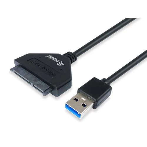 Átalakító kábel, USB 3.2-SATA átalakító, 0,5 m, EQUIP