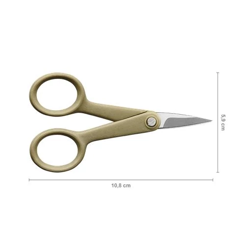 Olló, körömvágó, 11 cm, FISKARS "ReNew", natúr