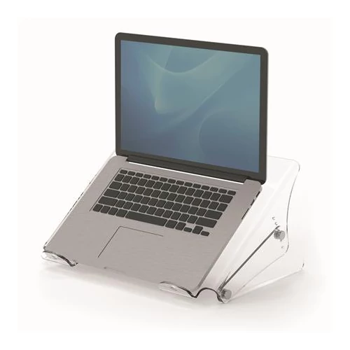 Laptopállvány, FELLOWES "Clarity™", átlátszó