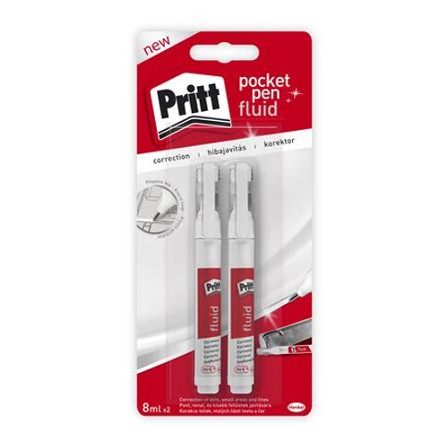 Hibajavító toll, 8 ml, bliszter, HENKEL "Pritt Pocket Pen"