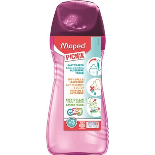 Kulacs, 430 ml, MAPED PICNIK  "Origins", pink