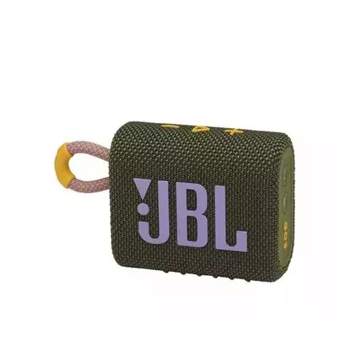 Hangszóró, hordozható, vízálló, Bluetooth, JBL "Go 3", zöld