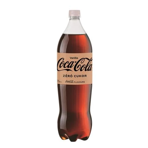 Üdítőital, szénsavas, 1,75 l, COCA COLA "Coca Cola Zero Vanilla"