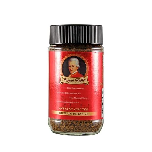 Instant kávé, 100 g, üveges, MOZART "Premium Intensive"