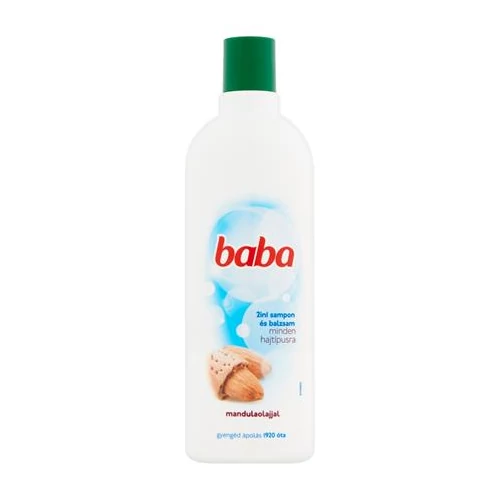 Hajsampon, 400 ml, BABA "2in1", mandula