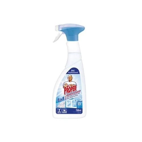 Általános felület-és üvegtisztító spray, fertőtlenítő hatással, 750 ml, MR PROPER  "3in1"