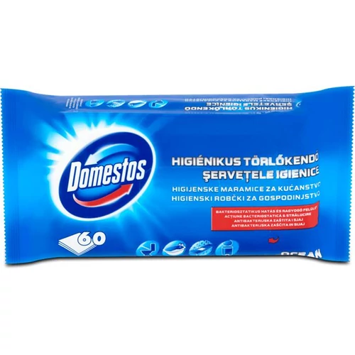 Nedves törlőkendő, 60 db, DOMESTOS "óceán"