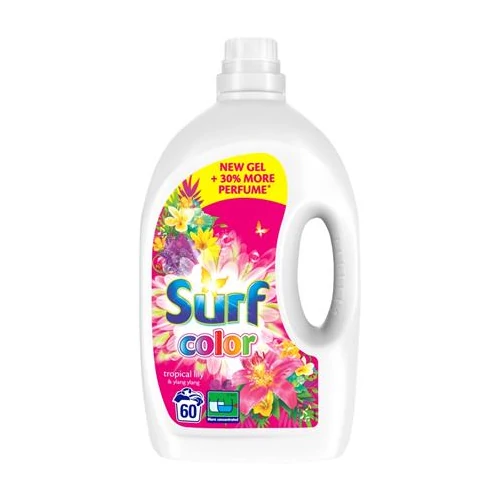 Mosógél, 60 mosáshoz, 3 l, SURF "Tropical"