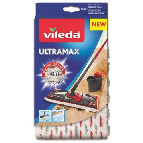 Lapos gyorsfelmosó nedves utántöltő, 2 in 1, VILEDA "Ultramax"