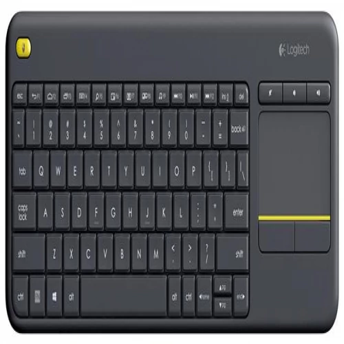 Billentyűzet, vezeték nélküli, beépített egérpad, LOGITECH "K400 PLUS"