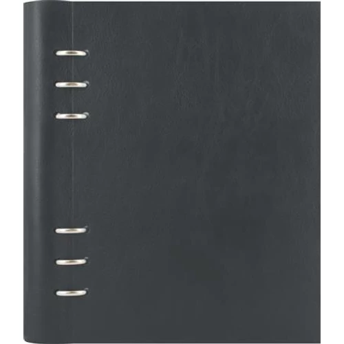 Tervező, naptár és füzet betéttel, A5, FILOFAX "Clipbook Classic", fekete