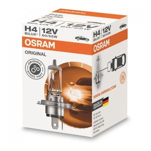 Halogén izzó, autó/gépjármű, H4, 60/55W, 12V, OSRAM, "Original Line", 1 db