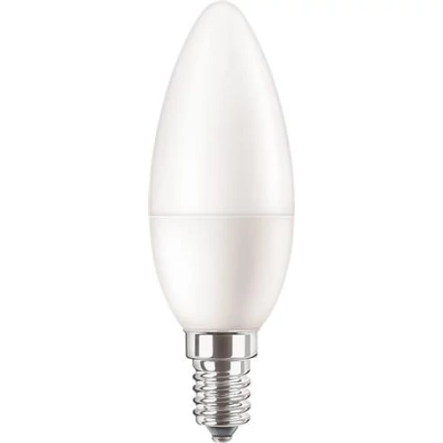 LED izzó, E14, gyertya, B35, 5W, 470lm, 2700K, PHILIPS "CorePro"