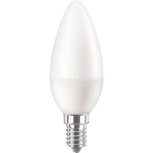 LED izzó, E14, gyertya, B38, 7W, 806lm, 2700K, PHILIPS "CorePro"