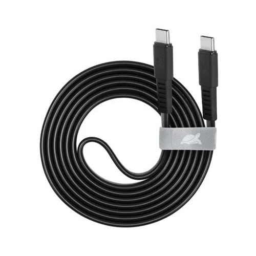 USB kábel, USB-C - USB-C, 1,2 m, RIVACASE "PS6005", fekete