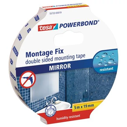 Tükörragasztó szalag, 19 mm x 5 m, TESA "Powerbond"