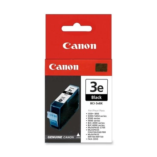 BCI-3B Tintapatron BJC-3000, i550 nyomtatókhoz, CANON, fekete, 27ml