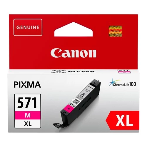 CLI-571MXL Tintapatron Pixma MG5750, 6850,7750 nyomtatókhoz, CANON, magenta, 11 ml