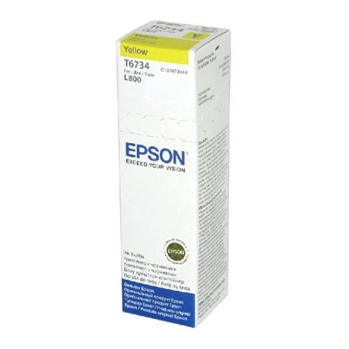 T67344A10 Tinta, L800 nyomtatóhoz, EPSON, sárga, 70ml