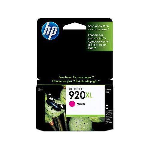 CD973AE Tintapatron OfficeJet 6000, 6500 nyomtatókhoz, HP 920xl, magenta, 700 oldal