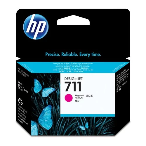 CZ131A Tintapatron DesignJet T120,T520 nyomtatókhoz, HP 711, magenta, 29 ml
