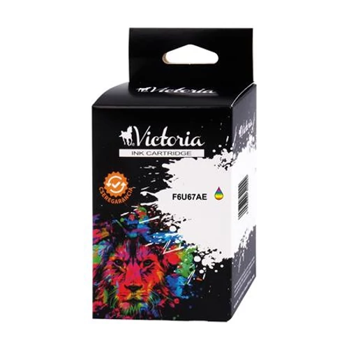 F6U67AE Tintapatron DeskJet 1110, 2130, 3630/OfficeJet 3830, 4650/Envy 4520 nyomtatókhoz, VICTORIA 302XL, színes, 8ml