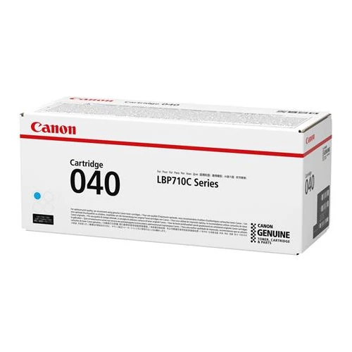 CRG-040 Lézertoner  i-SENSYS LBP710cx, LBP712cx nyomtatókhoz, CANON, cián, 5,4k
