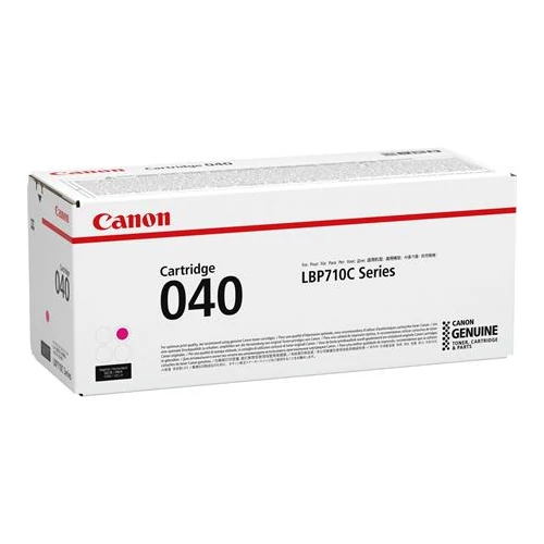 CRG-040 Lézertoner  i-SENSYS LBP710cx, LBP712cx nyomtatókhoz, CANON, magenta, 5,4k