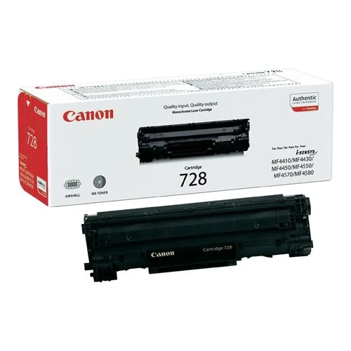 CRG-728 Lézertoner i-SENSYS MF4410, 4430, 4450 nyomtatókhoz, CANON, fekete, 2,1k