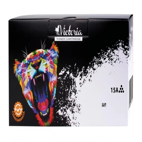 C7115A Lézertoner LaserJet 1000w, 1005w, 1200 nyomtatókhoz, VICTORIA 15A, fekete, 2,5k