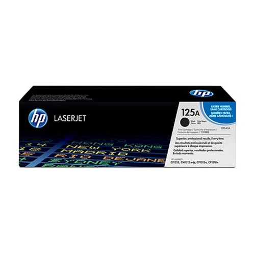 CB540A Lézertoner ColorLaserJet CM1300, CP1210 nyomtatókhoz, HP 125A, fekete, 2,2k