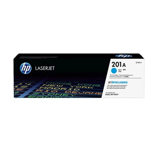 CF401A Lézertoner Color LaserJet Pro M252,M277 nyomtatóhoz, HP 201A, cián, 1,4k