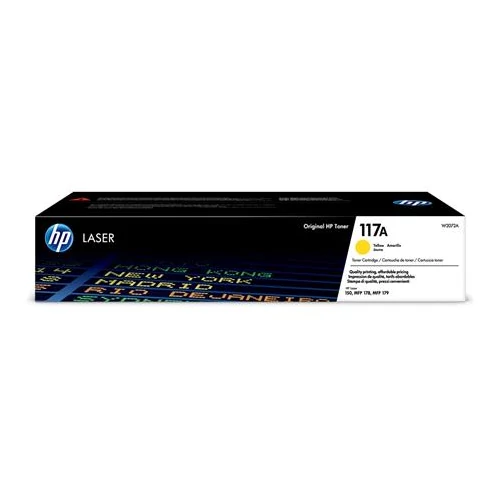 W2072A Lézertoner Color Laser 150, MFP178, MFP179 nyomtatókhoz, HP 117A, sárga,  0,7k