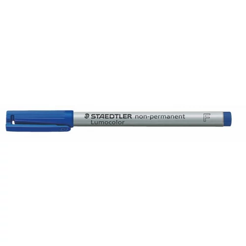 Alkoholmentes marker, OHP, 0,6 mm, STAEDTLER "Lumocolor 316 F", kék