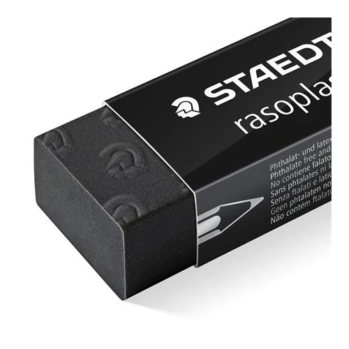 Radír, STAEDTLER "Rasoplast B20", fekete