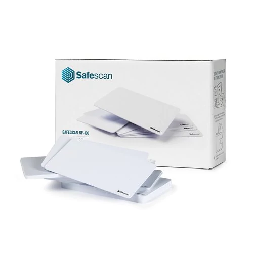 RFID kártya az UBSCTA8010 beléptetőrendszerhez, SAFESCAN "RF-100", fehér